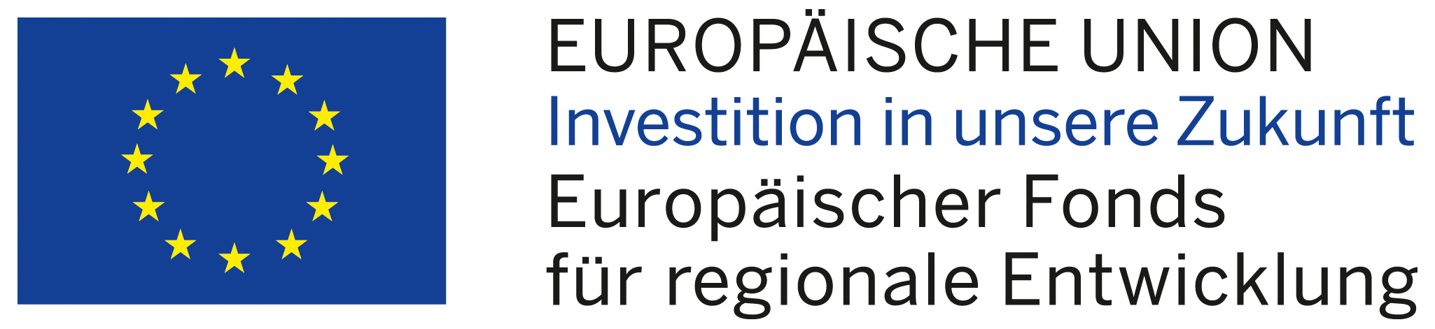 Logo Europäische Union, Investition in unsere Zukunft